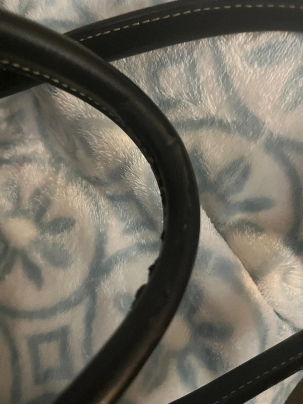 Dooney & Bourke Black &Gray DB Logo Satchel with Wristlet